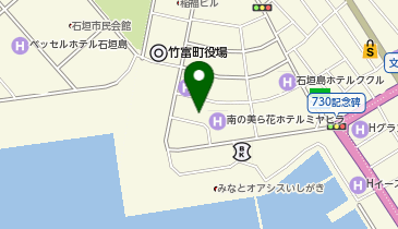 日産レンタカー 南の美ら花ホテルミヤヒラの地図画像