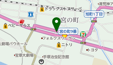 オリックスレンタカー 宝塚歌劇場前店の地図画像