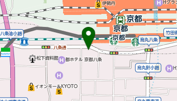 ニッポンレンタカー 新幹線京都駅前営業所の地図画像
