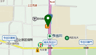 ニッポンレンタカー 烏丸今出川営業所の地図画像