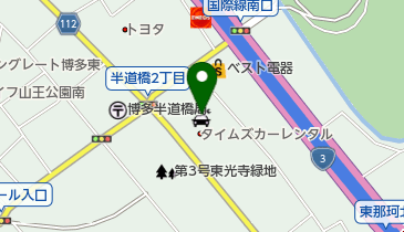 タイムズカーレンタル 福岡空港国際線店の地図画像