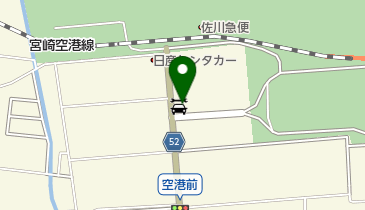 AVISレンタカー 宮崎空港店の地図画像