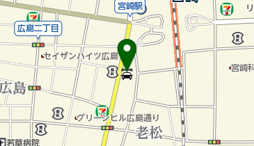 AVISレンタカー 宮崎駅前店の地図画像