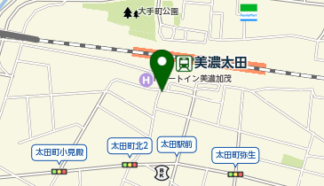 オリックスレンタカー 美濃太田駅前店の地図画像