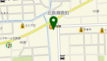 オリックスレンタカー 北長瀬駅南店の地図画像