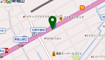 オリックスレンタカー 福山東店の地図画像