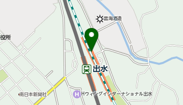 駅レンタカー 出水駅営業所の地図画像