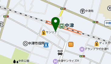 駅レンタカー 中津駅営業所の地図画像