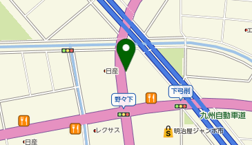 オリックスレンタカー 久留米インター店の地図画像