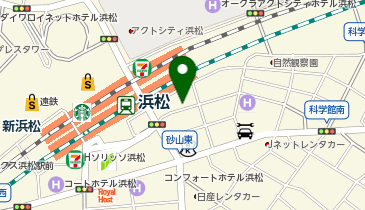 バジェットレンタカー 浜松駅新幹線口店の地図画像