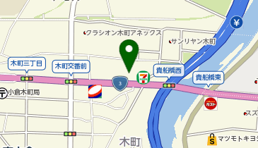 オリックスレンタカー 小倉北店の地図画像