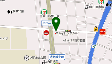 スカイレンタカー 羽田空港店の地図画像