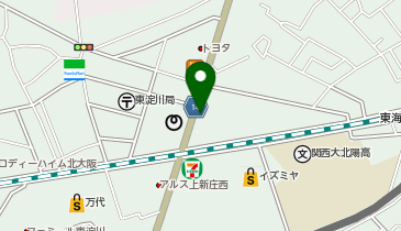 スカイレンタカー 上新庄店の地図画像