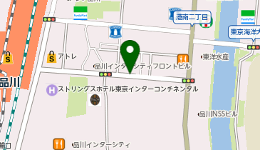 キャンピングカー 品川配車場所の地図画像