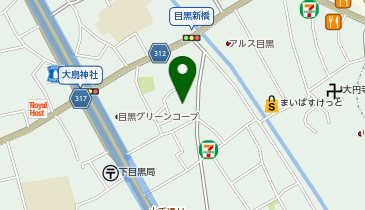 日進レンタカー 目黒営業所の地図画像