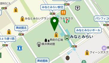 AXCELIA みなとみらい駅配車場所の地図画像