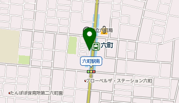 AXCELIA 六町駅配車場所の地図画像