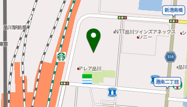 AXCELIA 品川駅配車場所の地図画像