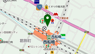 AXCELIA 西船橋駅配車場所の地図画像