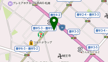 ノースウッドキャンプ 札幌本店の地図画像