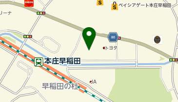トヨタレンタカー 本庄早稲田駅前の地図画像