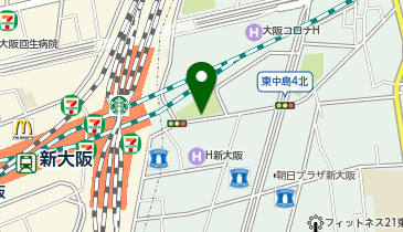 AVISレンタカー 新大阪東口店の地図画像