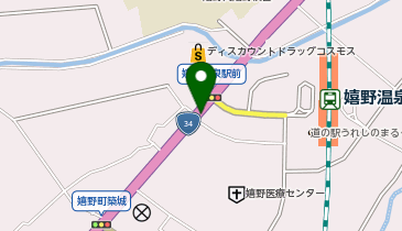 トヨタレンタカー 嬉野温泉駅前店の地図画像