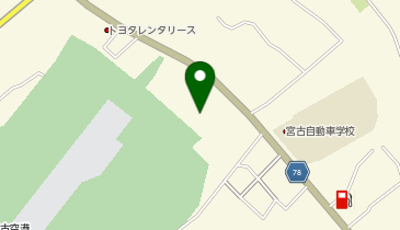 ユニバースレンタカー 宮古島空港店の地図画像