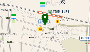 AXCELIA 尼崎駅配車場所の地図画像