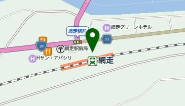 トヨタレンタカー 網走駅レンタカー内店の地図画像