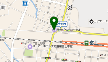 フジトミレンタカー 富士駅前店の地図画像