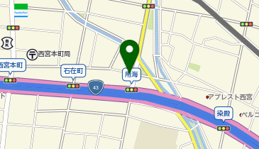 タイムズカーレンタル 西宮店の地図画像