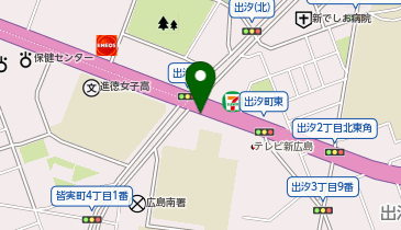 マツダレンタカー広島 比治山店の地図画像