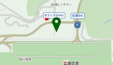 マツダレンタカー広島 空港店の地図画像