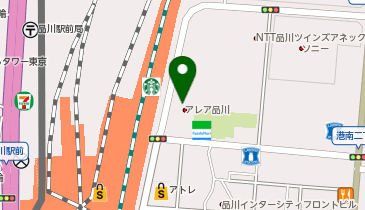 ROYALRIDE 品川駅配車場所の地図画像