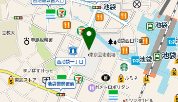 ROYALRIDE 池袋駅配車場所の地図画像