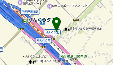ニコニコレンタカー 関西空港りんくうタウン駅前店の地図画像