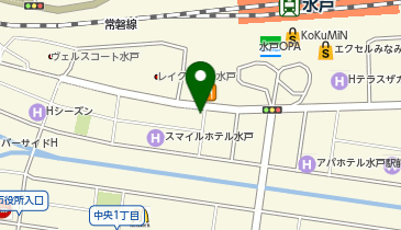 スカイレンタカー 水戸駅南口店の地図画像