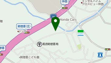 三菱レンタカー 浦添店の地図画像