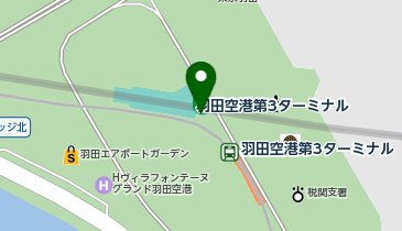 キャンピングカー 羽田空港の地図画像