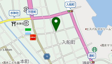 オリックスレンタカー 清水店の地図画像