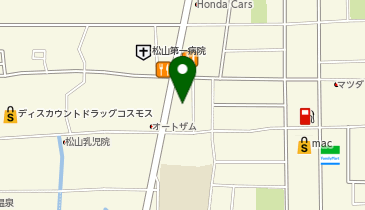 オリックスレンタカー 松山久万ノ台店の地図画像