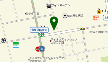 トヨタレンタカー 北四番丁上杉の地図画像
