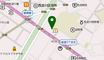 トヨタレンタカー 歌島橋店の地図画像