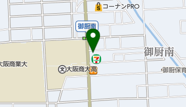 トヨタレンタカー 東大阪商大前店の地図画像