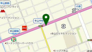 トヨタレンタカー JR摂津本山駅南口店の地図画像