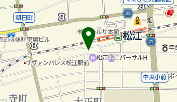 タイムズカーレンタル 松江駅前店の地図画像