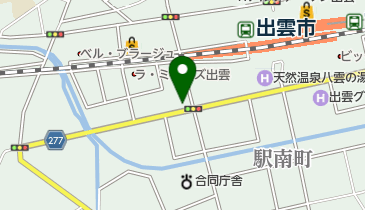 タイムズカーレンタル 出雲市駅前店の地図画像