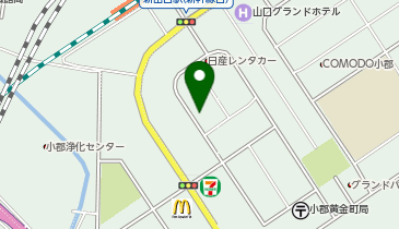 バジェットレンタカー 新山口駅前店の地図画像