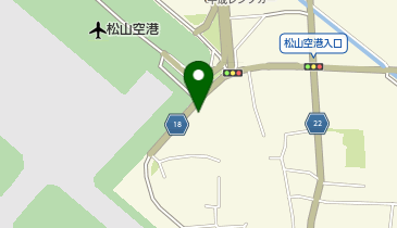 バジェットレンタカー 松山空港店の地図画像